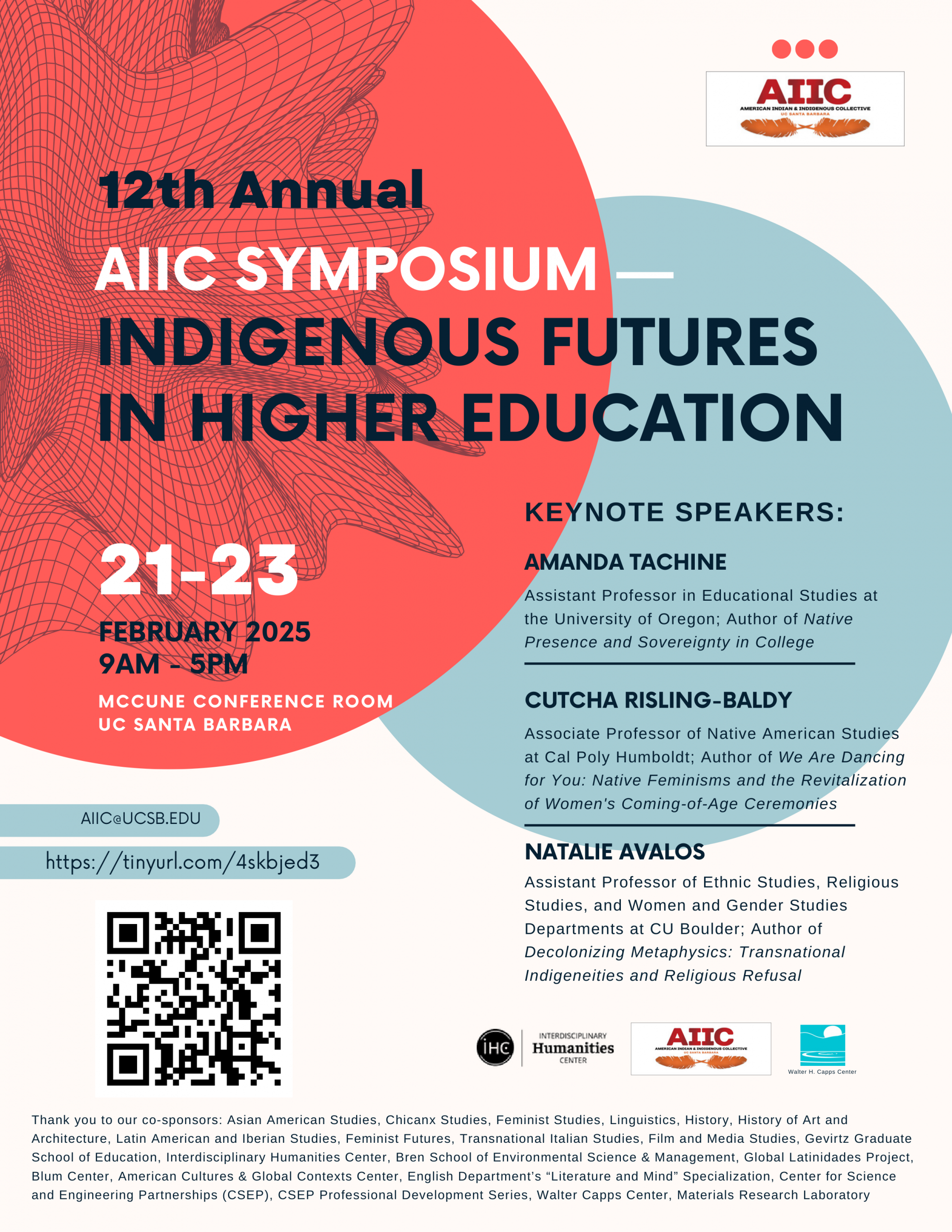 Indigenous Futures in Higher Education: 12th Annual American Indian & Indigenous Collective (AIIC) Symposium Event Image