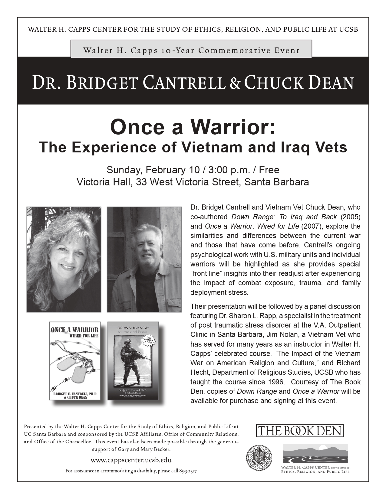 Once a Warrior: Vietnam and Iraq Vets Event Image