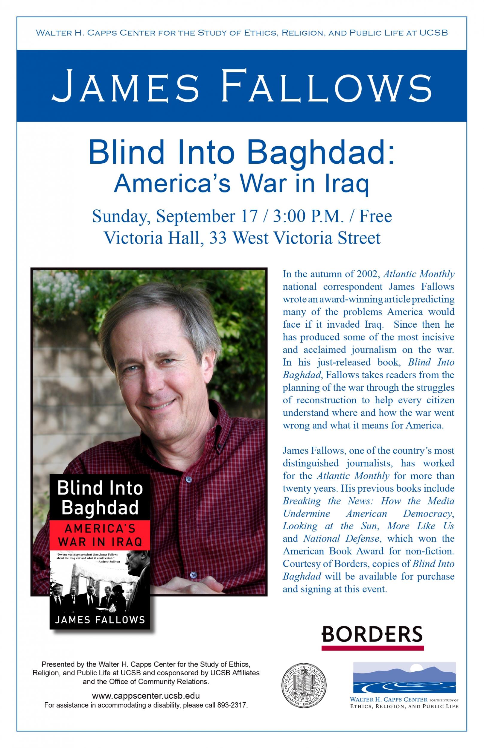 Blind Into Baghdad: America’s War in Iraq Event Image