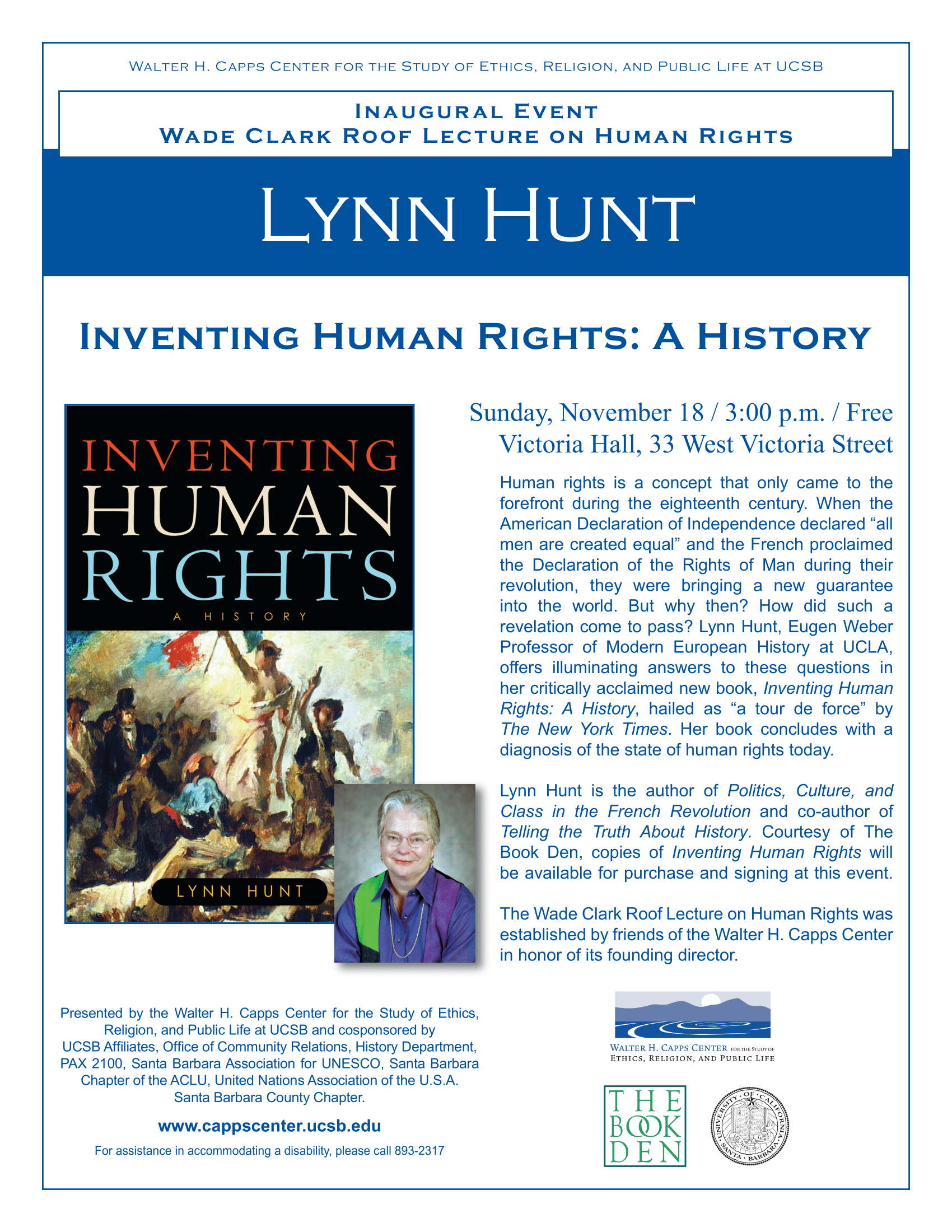 Inventing Human Rights: A History Event Image