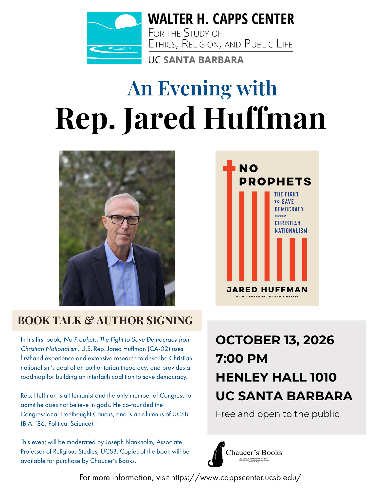 jared huffman flier