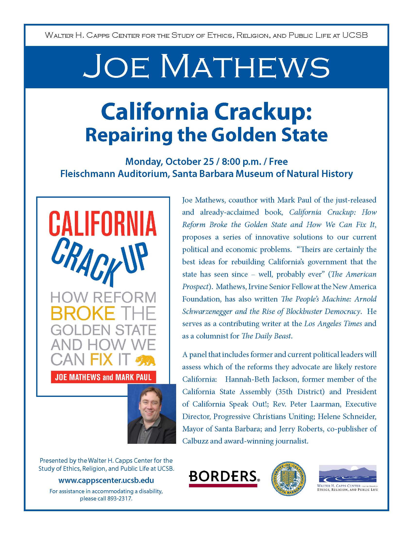 California Crackup: Repairing the Golden State Event Image