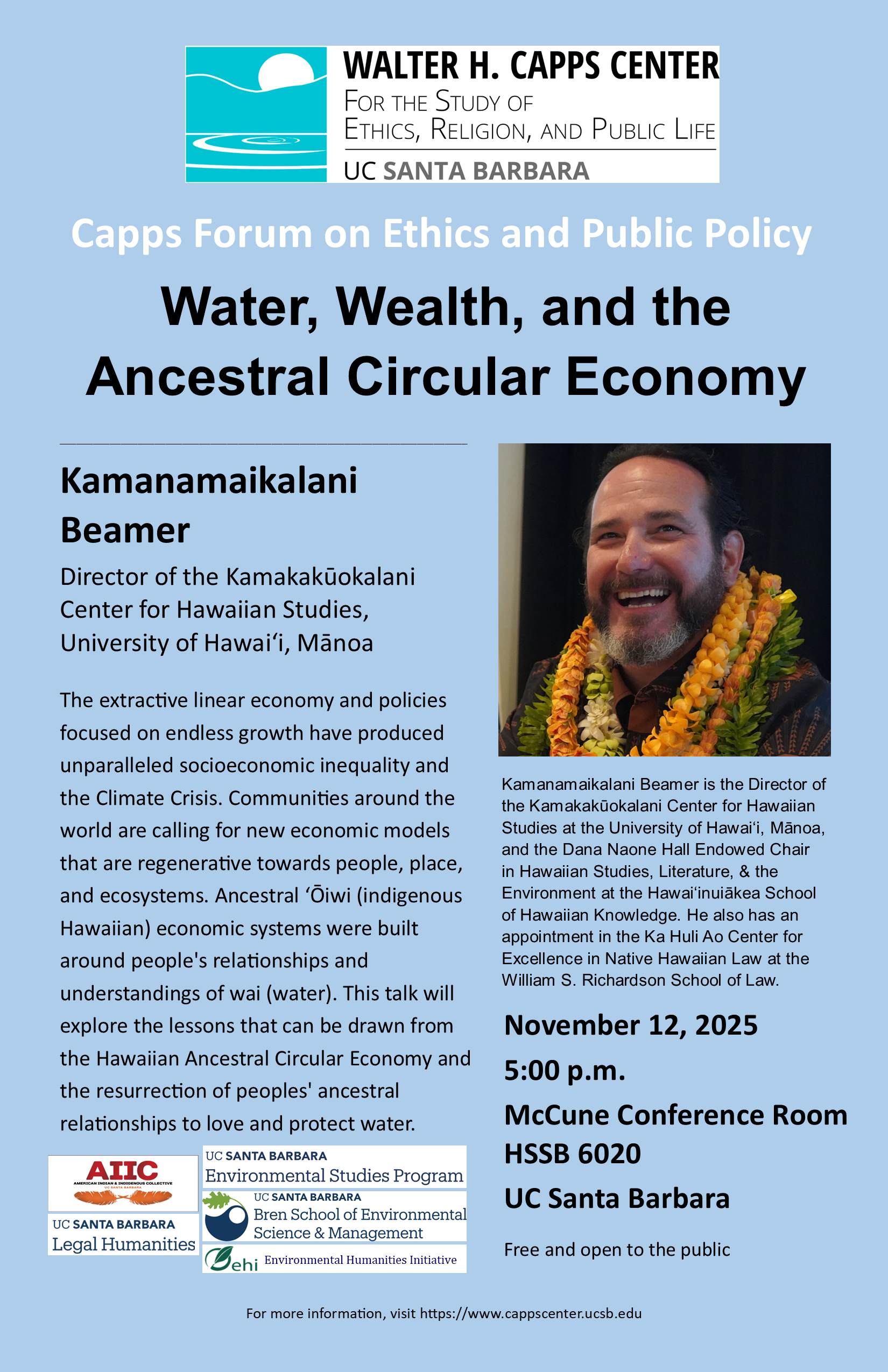 Kamanamaikalani Beamer flier