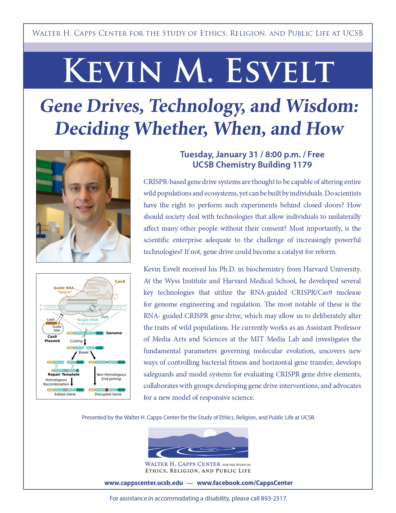 Gene Drives, Technology, and Wisdom: Deciding Whether, When, and How Event Image