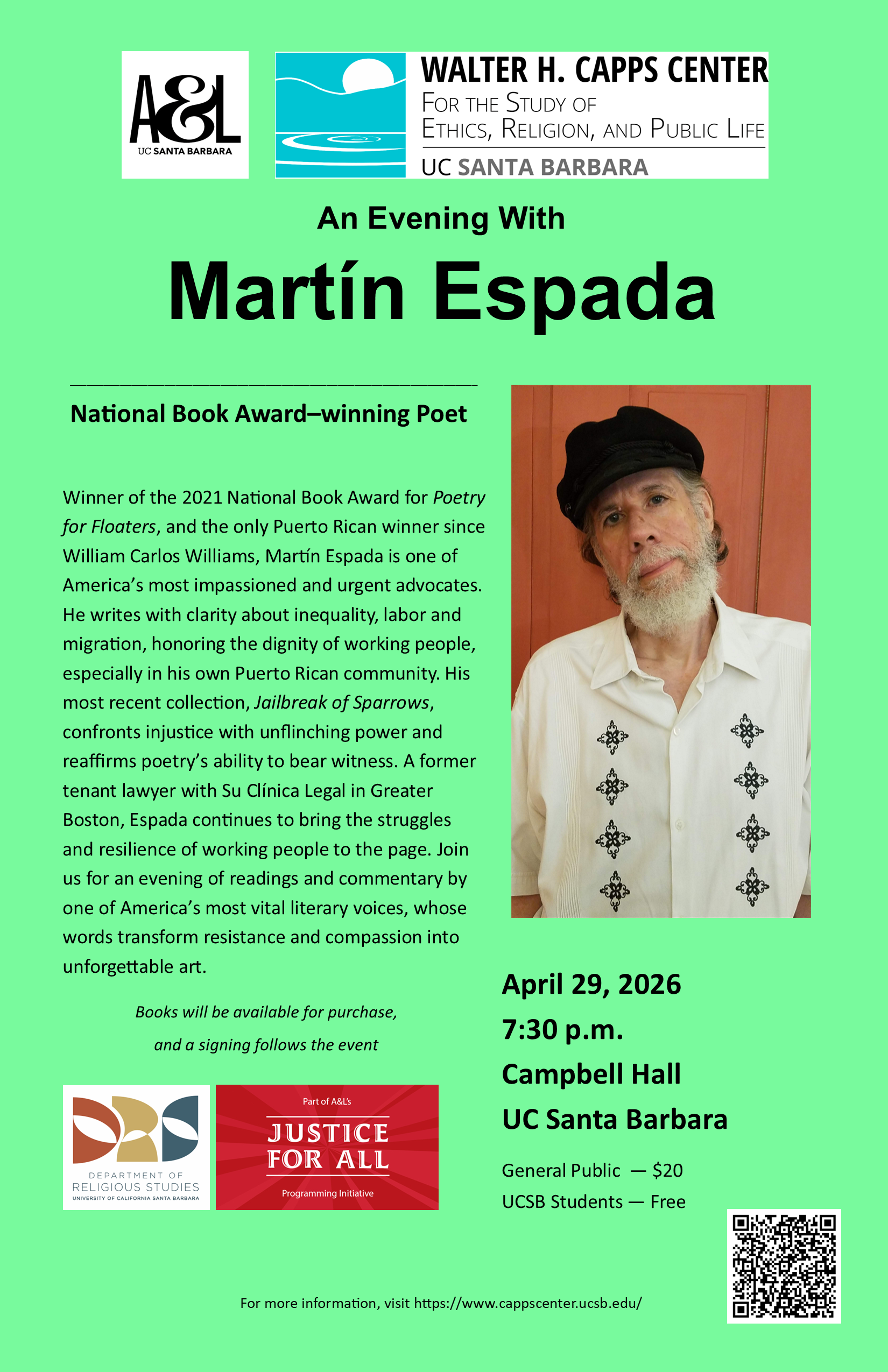 martin espada flier
