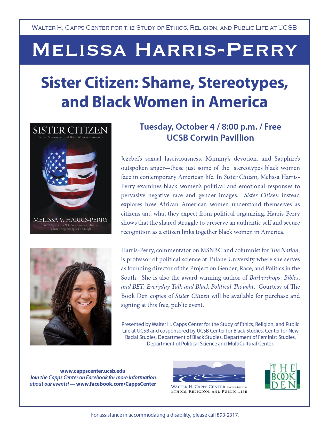 Sister Citizen: Shame, Stereotypes, and Black Women in America Event Image
