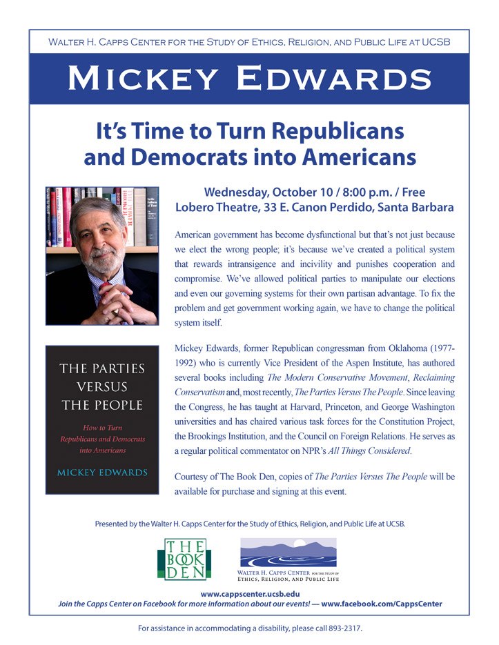 It’s Time to Turn Republicans and Democrats Into Americans Event Image