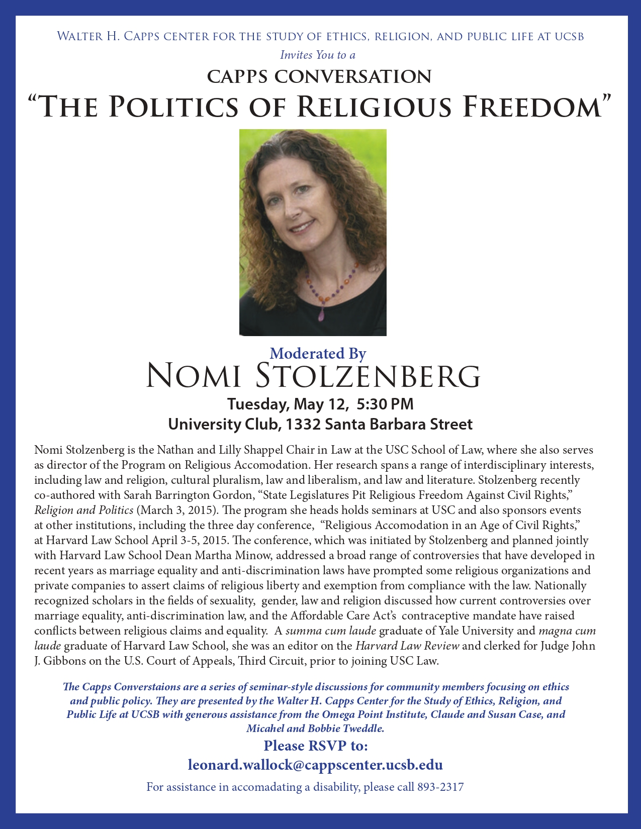 The Politics of Religious Freedom Event Image