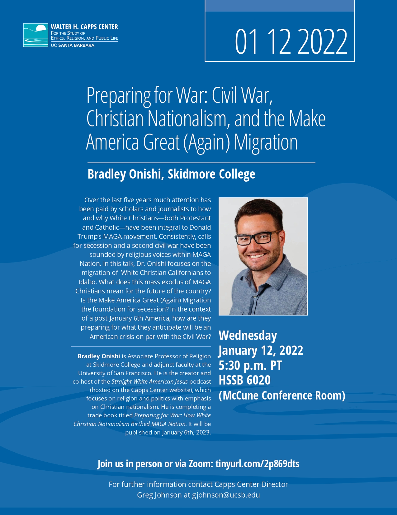 Preparing for War: Civil War, Christian Nationalism, and the Make America Great (Again) Migration Event Image