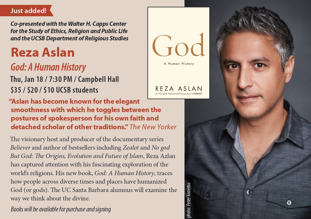 God: A Human History with Reza Aslan Event Image