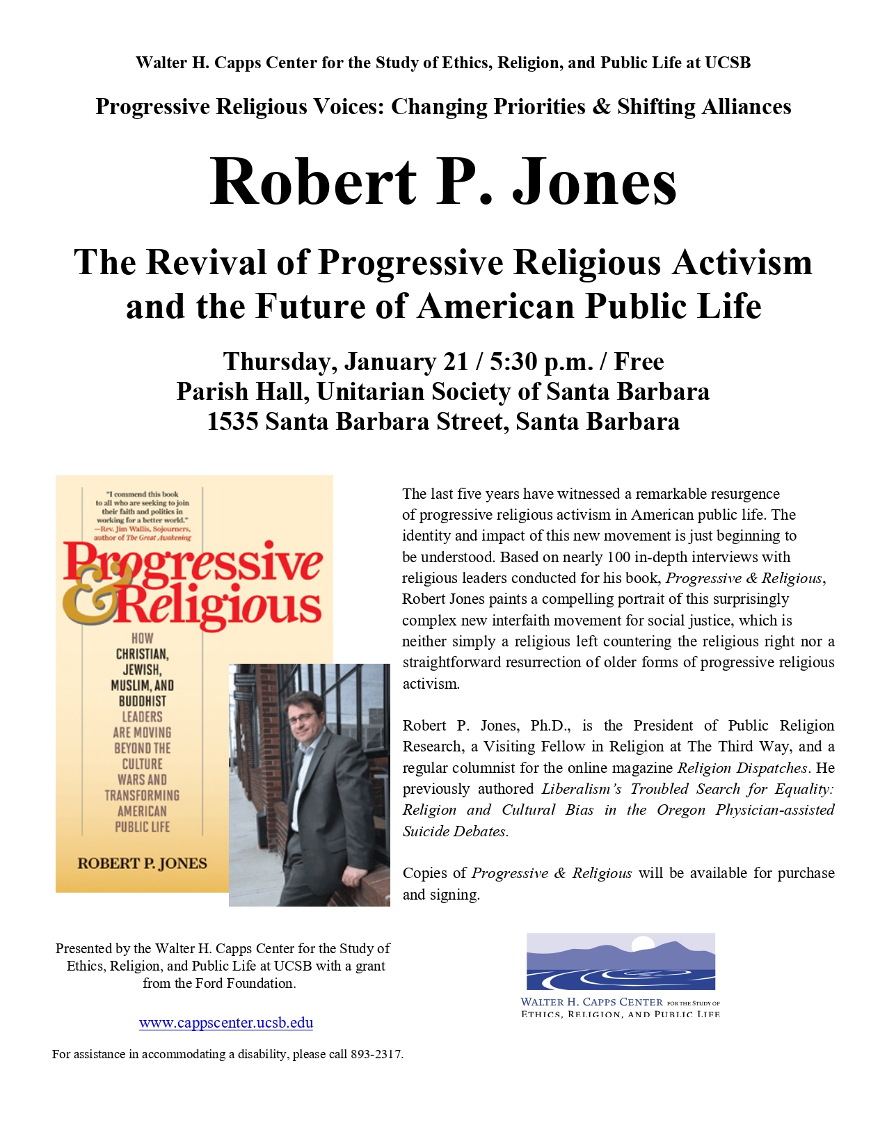 The Revival of Progressive Religious Activism and the Future of American Public Life Event Image