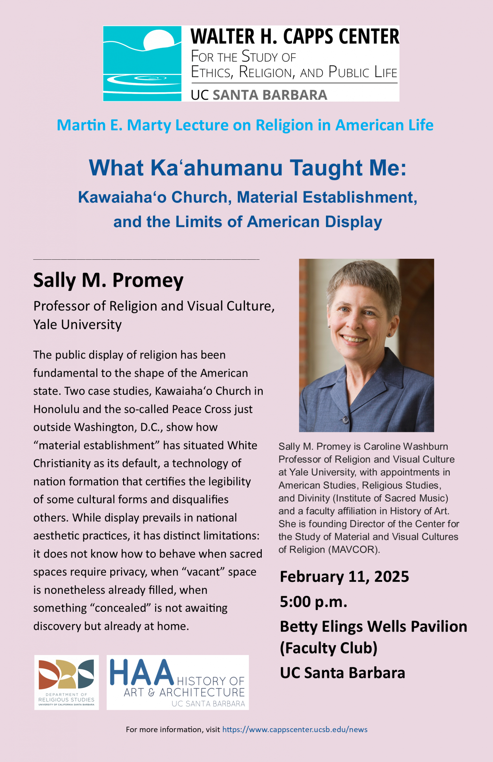 What Kaʻahumanu Taught Me: Kawaiahaʻo Church, Material Establishment, and the Limits of American Display Event Image