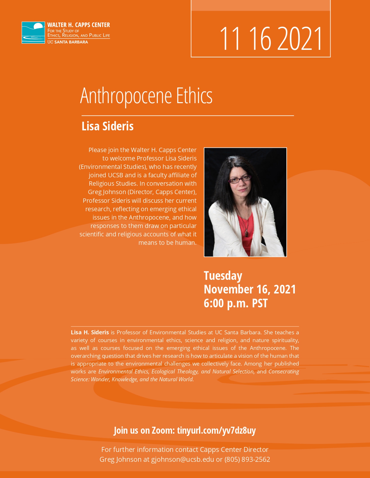 Anthropocene Ethics, with Lisa Sideris Event Image