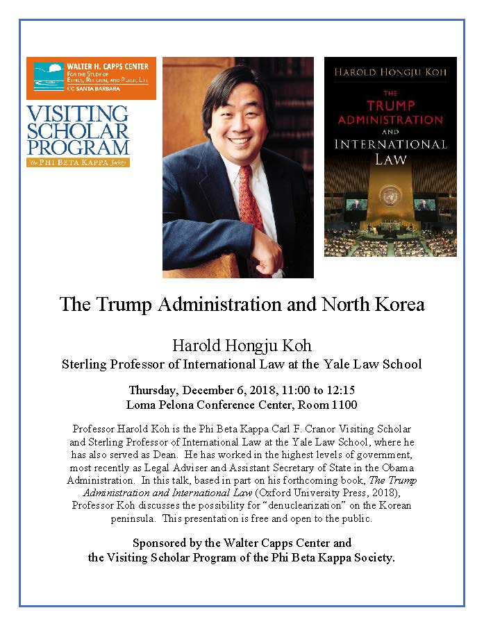 The Trump Administration and North Korea with Harold Koh Event Image