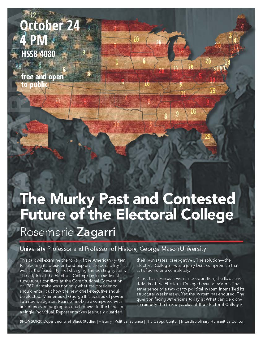 The Murky Past and Contested Future of the Electoral College, with Rosemarie Zagarri Event Image