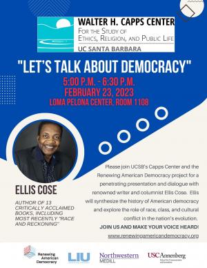 poster for ellis cose event